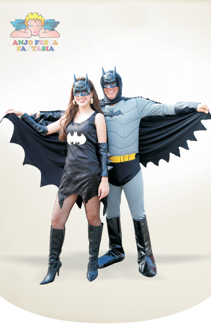 Alugar Fantasia de Batman e Batgirl