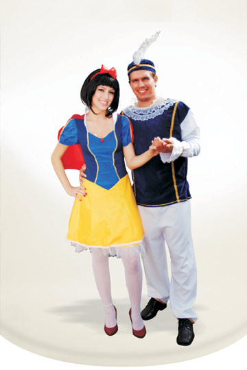 Alugar Fantasia de Branca de Neve e Príncipe