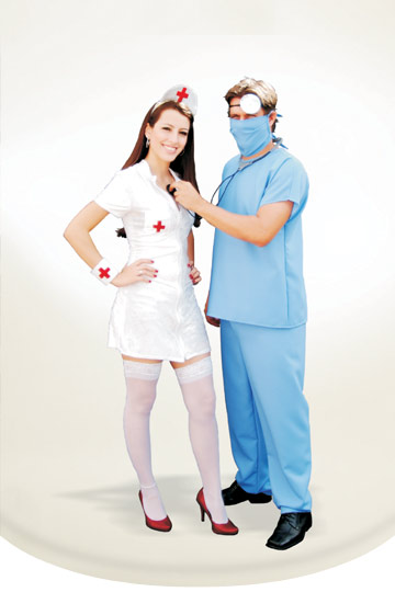 Alugar Fantasia de Enfermeira e Médico