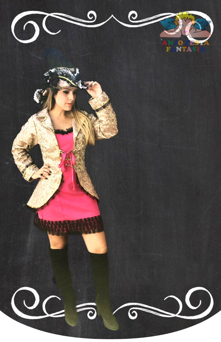 Alugar Fantasia de Pirata Pink