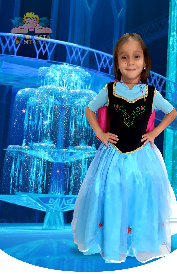 Alugar Fantasia de Anna Frozen