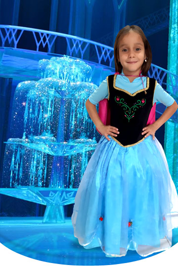 Alugar Fantasia de Anna Frozen