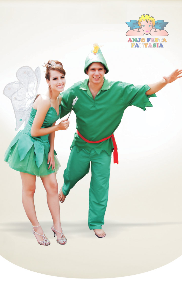 Alugar Fantasia de Sininho e Peter Pan