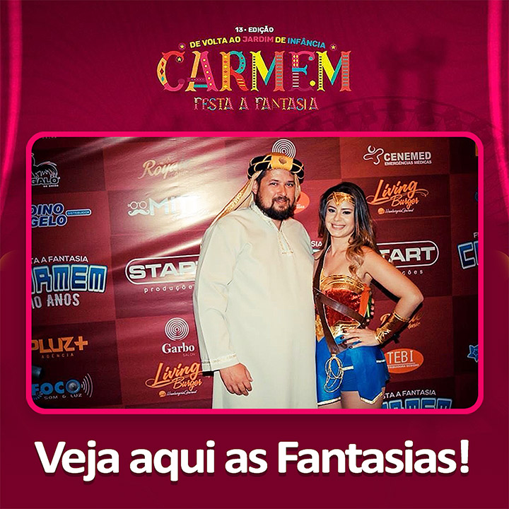 Festa  Fantasia Carmem de Rio Preto - Anjo Festa Fantasia